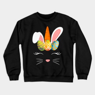 Unicorn Easter TShirt Girl Easter Bunny Bunnicorn Crewneck Sweatshirt